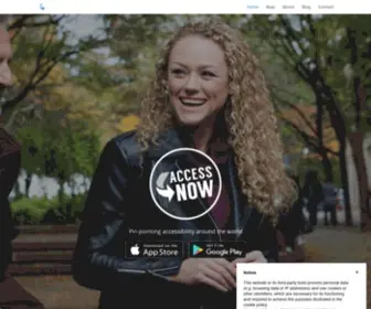 Accessnow.me(Pin-pointing accessibility worldwide) Screenshot