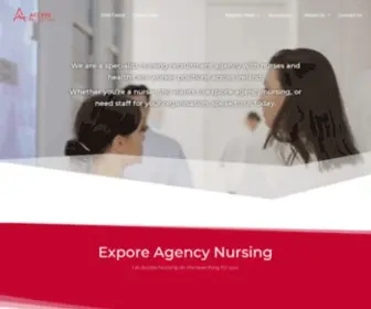 Accessnursing.ie(Access Nursing Agency) Screenshot