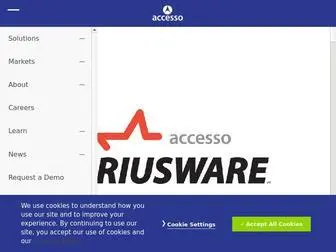 Accesso.com(Accesso Technology Group) Screenshot