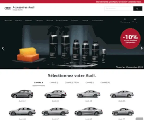 Accessoires-Audi.fr(Accessoires Audi) Screenshot