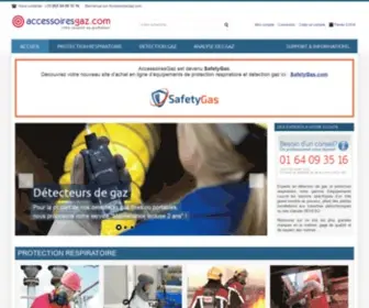 Accessoiresgaz.com(Détecteur) Screenshot