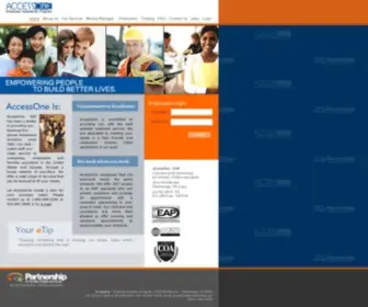 Accessoneeap.com(Employee Assistance Program) Screenshot