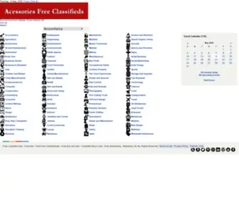 Accessoriesfreeads.com(Free Classified Ads) Screenshot
