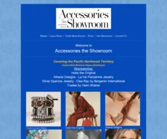 Accessoriestheshowroom.com(Accessories the Showroom Seattle WA Showroom and Sales Reps) Screenshot