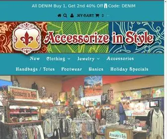 Accessorizeinstyle.com(Accessorize In Style Boutique) Screenshot