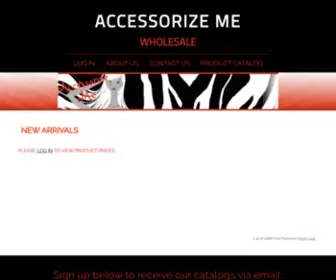 Accessorizemewholesale.com(Accessorize Me) Screenshot