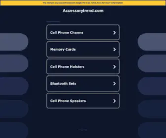 Accessorytrend.com(accessorytrend) Screenshot