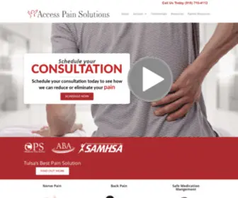 Accesspainsolutions.com(Tulsa Neuropathy) Screenshot