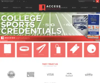 Accesspasses.com(Access Event Solutions) Screenshot