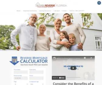 Accessreversemortgage.com(Reverse Mortgages Florida) Screenshot