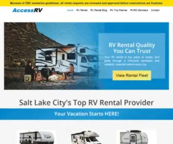 Accessrvrental.com(RV Rentals) Screenshot