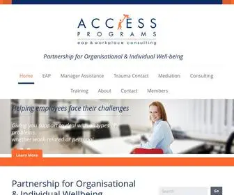 Accesssa.com.au(ACCESS Programs) Screenshot