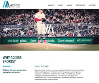 Accesssportsmedia.com(Sports Advertising) Screenshot
