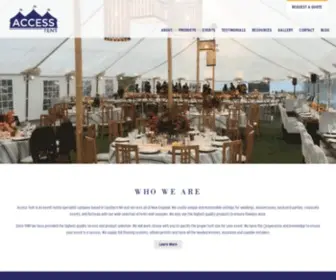 Accesstent.com(Access Tent) Screenshot