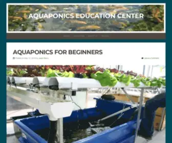 Accesstoaquaponics.com(Aquaponics Education Center) Screenshot