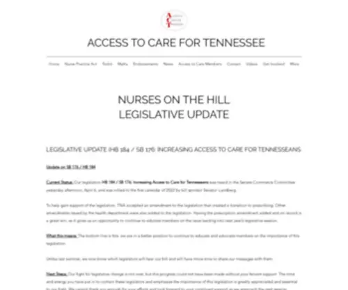 Accesstocaretn.com(Access to Care For Tennessee) Screenshot