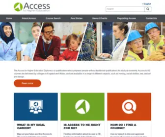 Accesstohe.ac.uk(Access to Higher Education) Screenshot