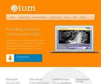 Accesstomemory.org(Access to Memory (AtoM)) Screenshot