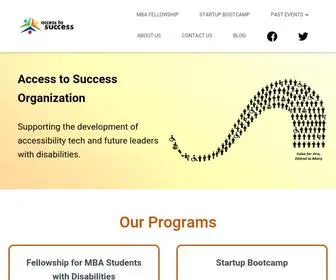 Accesstosuccess.ca(Access to Success) Screenshot