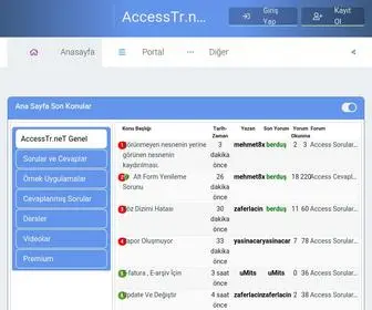 Accesstr.net(Microsoft Access) Screenshot