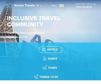 Accesstravel.com(Get inspired by Inclusive for people with disabilities community) Screenshot