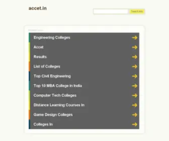 Accet.in(accet) Screenshot