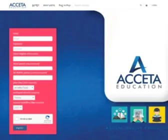 Acceta.edu.lk(The eLearning Partner) Screenshot