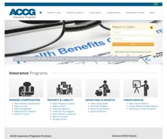 AccGinsurance.com(ACCG Insurance) Screenshot