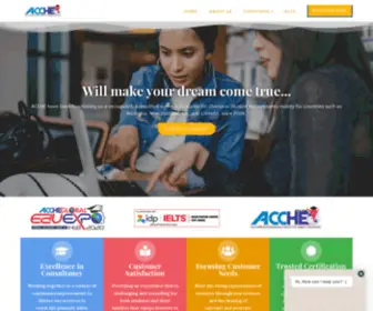 Acche.net(Pioneer in foreign Higher education) Screenshot