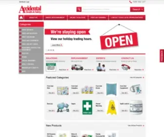 Accidental.com.au(Accidental Health & Safety) Screenshot