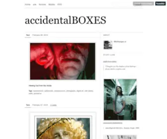 Accidentalboxes.com(Digital art) Screenshot