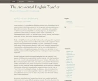 Accidentalenglishteacher.com(The Accidental English Teacher) Screenshot