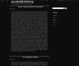 Accidentalthinking.com(Accidentalthinking) Screenshot