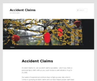 Accidentclaimsco.net(Accident Claims) Screenshot