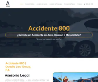 Accidente800.com(Accidente 800) Screenshot