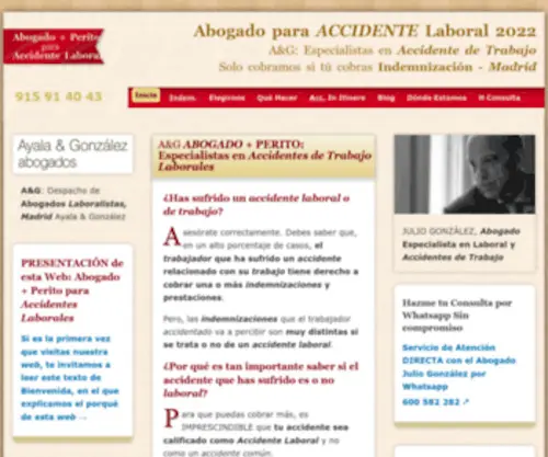 Accidenteslaboral.es(➨) Screenshot