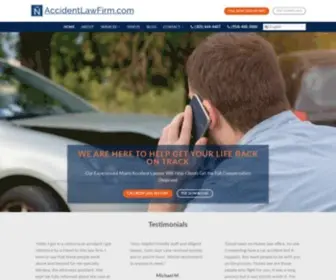 Accidentlawfirm.com(Nunez Law) Screenshot