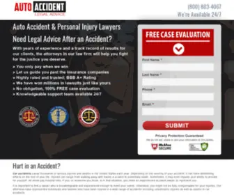 Accidentlawyeradvice.com(Auto Accident & Personal Injury Lawyers) Screenshot