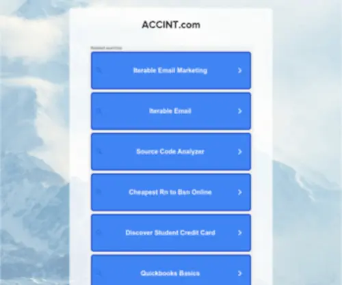 Accint.com(Accint) Screenshot