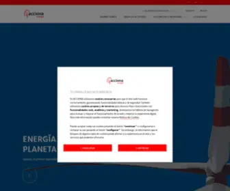 Acciona-Energia.es(Expertos en diseñar un planeta mejor) Screenshot