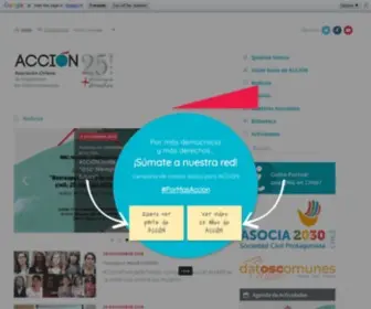 Accionag.cl(ACCIÓN) Screenshot