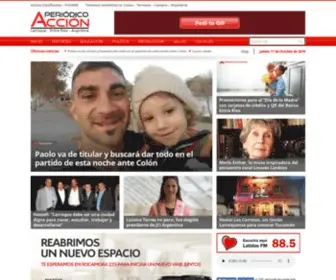 Acciondelarroque.com.ar(Periódico Acción) Screenshot