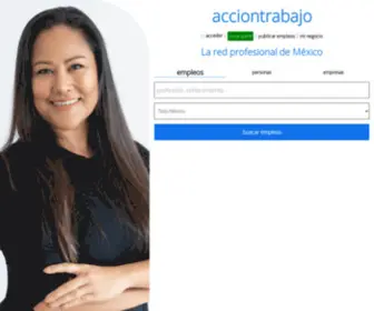 Acciontrabajo.com.mx(Acciontrabajo México) Screenshot
