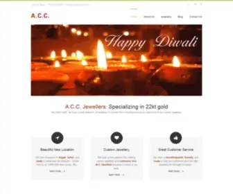 AccJewellers.com(A.C.C) Screenshot