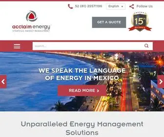 Acclaimenergy.com.mx(Acclaim Energy) Screenshot