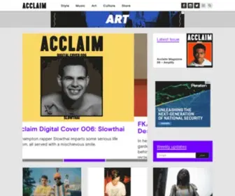 Acclaimmag.com(Acclaim Magazine) Screenshot