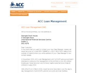 Accloanmanagement.ie(ACC Loan Management) Screenshot