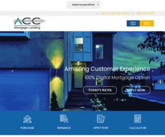 Accloans.com(ACC Mortgage Lending) Screenshot