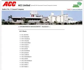 ACCLTD.in(ACC Limited New Document ACC Limited) Screenshot