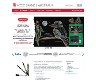 Acco.com.au(ACCO Brands) Screenshot